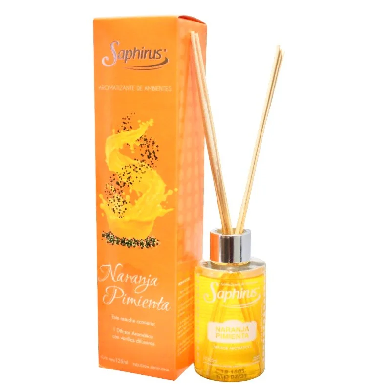 DIFUSOR SAPHIRUS 125 CC NARANJA PIMIENTA - Imagen 1