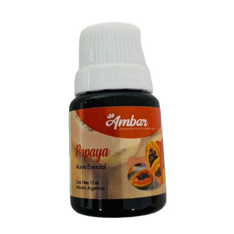 a - ACEITE ESENCIAL AMBAR 10 ML - PAPAYA - Imagen 1