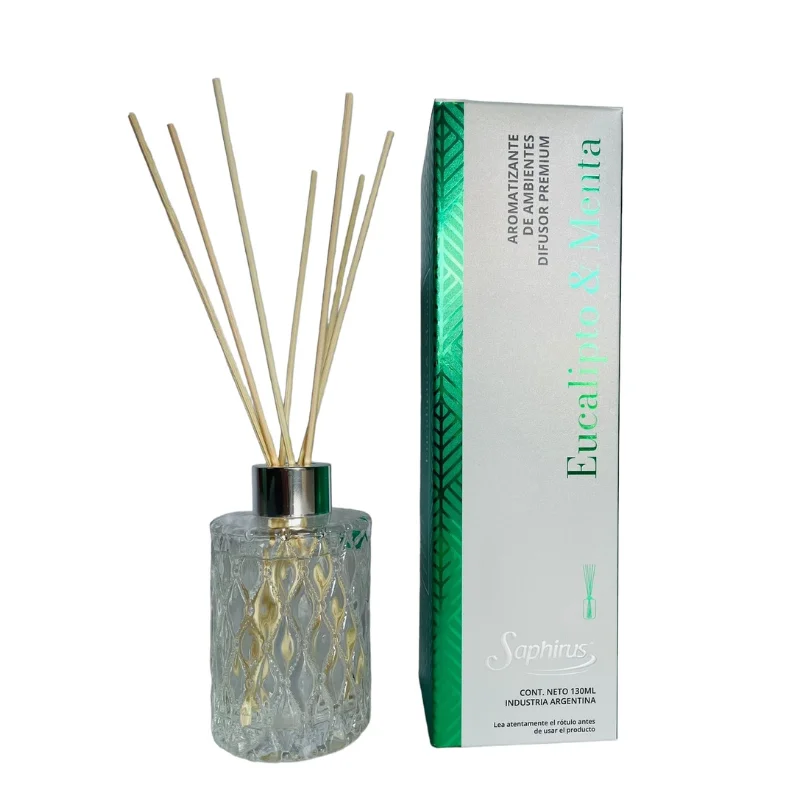 DIFUSOR SAPHIRUS PREMIUM EUCALIPTO Y MENTA 125 C - Image 1
