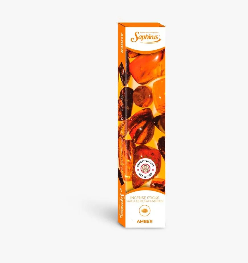 SAHUMERIO MASALA SAPHIRUS AMBER X10/12 U - Imagen 1