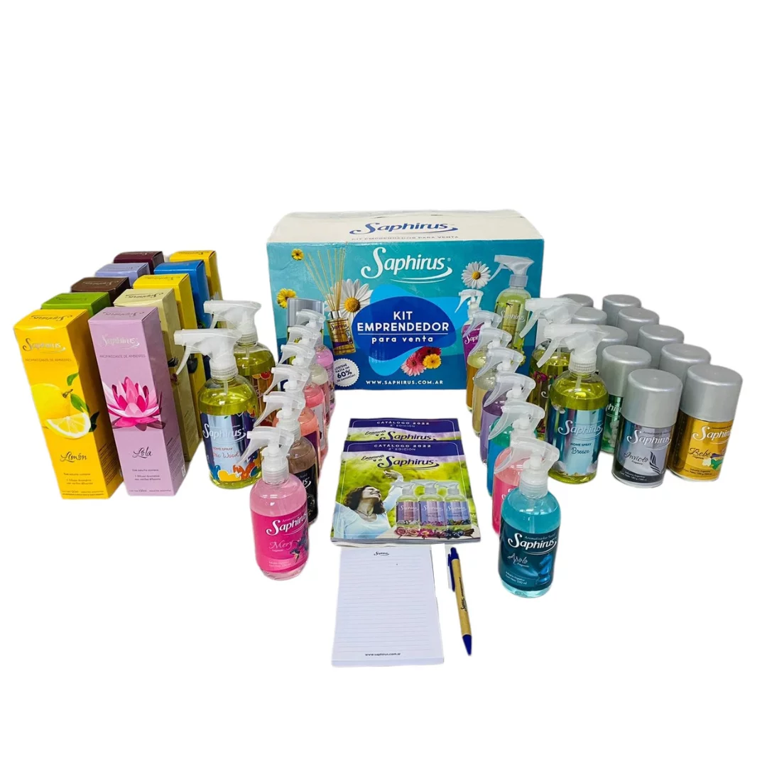 KIT EMPRENDEDOR SAPHIRUS 36 PRODUCTOS EXCLUSIVOS - Imagen 2