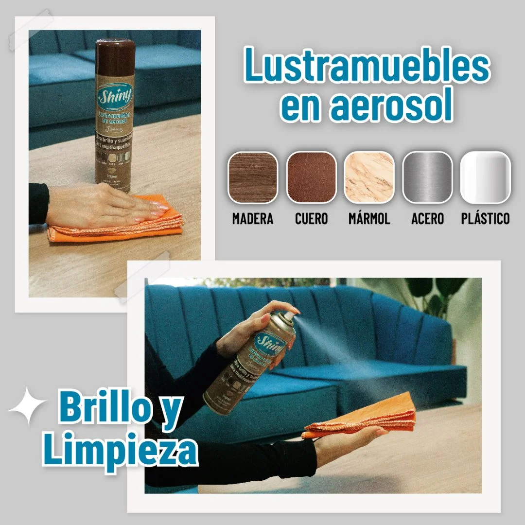 a - SHINY LUSTRAMUEBLES EN AEROSOL - Imagen 2