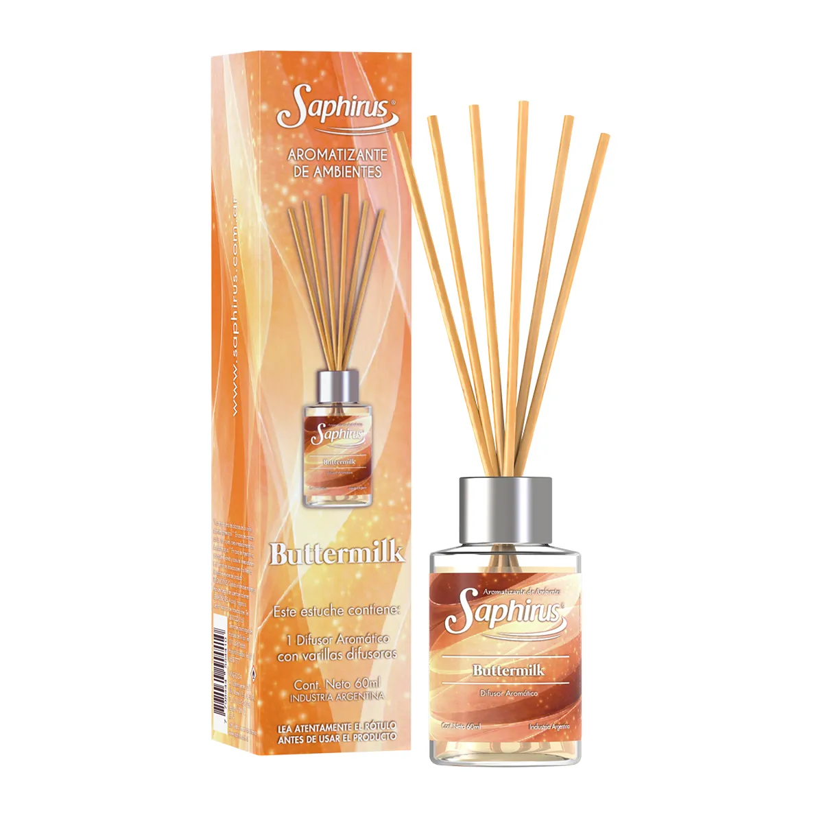 20260429-difusor-mini-buttermilk-fb-saphirus MINI DIFUSOR AROMATICO BUTTERMILK 60ML SAPHIRUS - Image 1