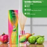 a - MINI DIFUSOR AROMATICO BOMBA TROPICAL 60ML SAPHIRUS