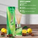 MINI DIFUSOR AROMATICO SPICY LEMON 60ML SAPHIRUS