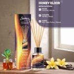 MINI DIFUSOR AROMATICO HONEY ELIXIR 60ML SAPHIRUS