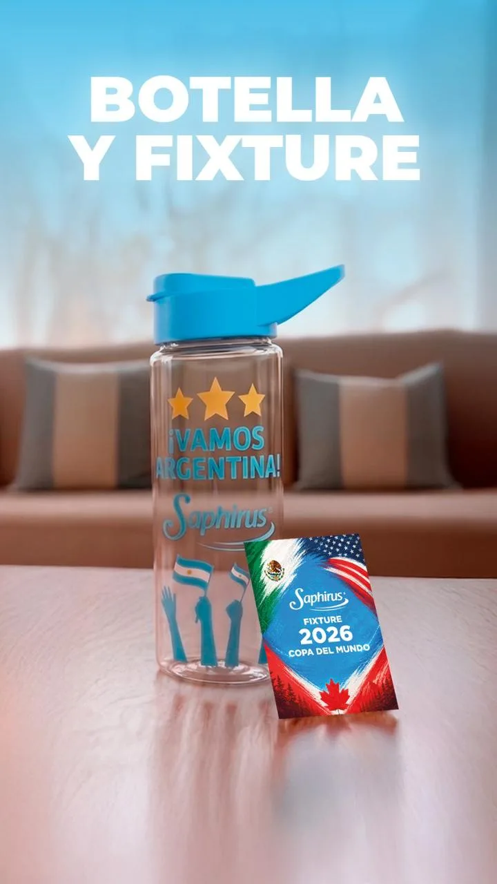 BOTELLA SAPHIRUS MUNDIAL 2026 - Imagen 1