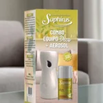 a - COMBO EQUIPO DECO BLANCO CON AEROSOL LIMON